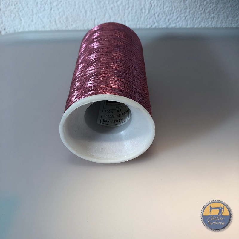 3064 NITEX METALLIZATO, 100% POLYESTER, 150D/1 5000y (4572m) - immagine 2
