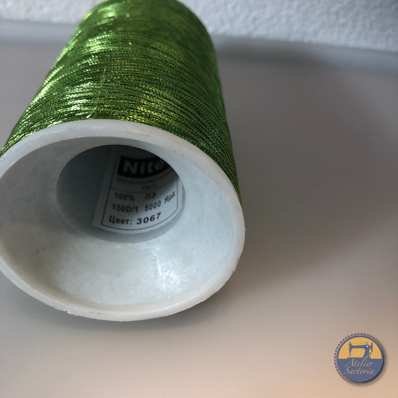 3067 NITEX METALLIZATO, 100% POLYESTER, 150D/1 5000y (4572m) - immagine 2
