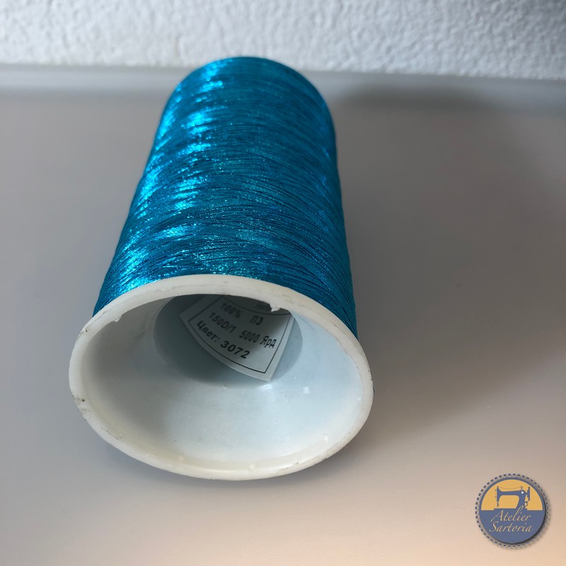 3072 NITEX METALLIZATO, 100% POLYESTER, 150D/1 5000y (4572m) - immagine 2