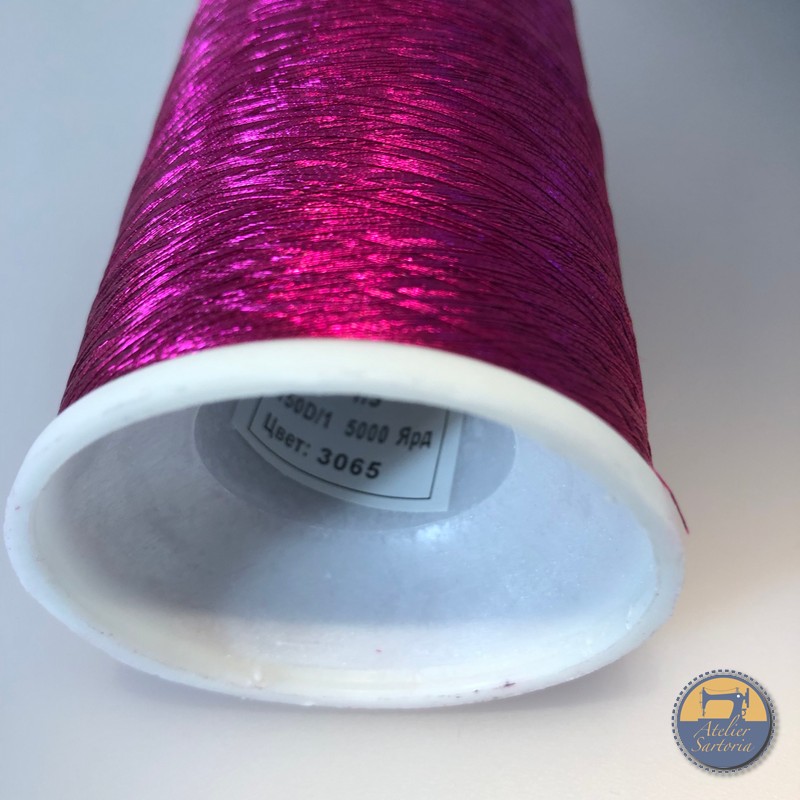 3065 NITEX METALLIZATO, 100% POLYESTER, 150D/1 5000y (4572m) - immagine 2