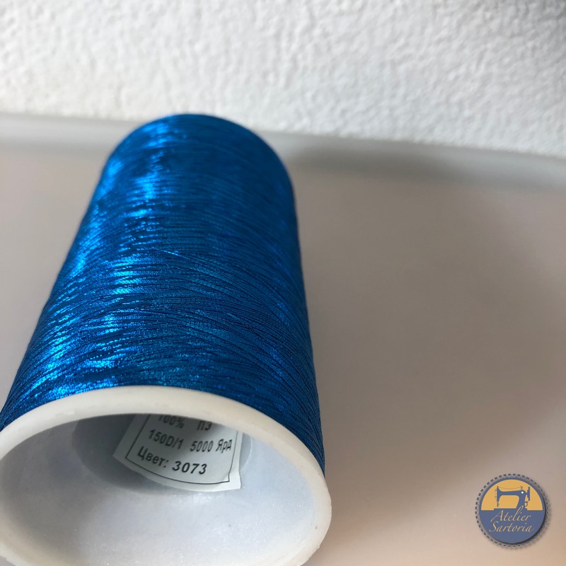3073 NITEX METALLIZATO, 100% POLYESTER, 150D/1 5000y (4572m) - immagine 2