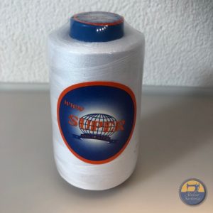 WHITE SUPER , 100% POLYESTER, 40/2 4000y (3657m)